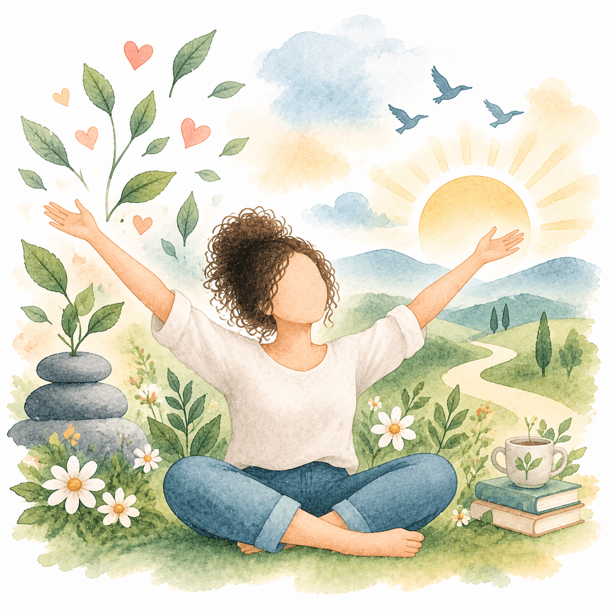 Happiness and Meaning resource illustration