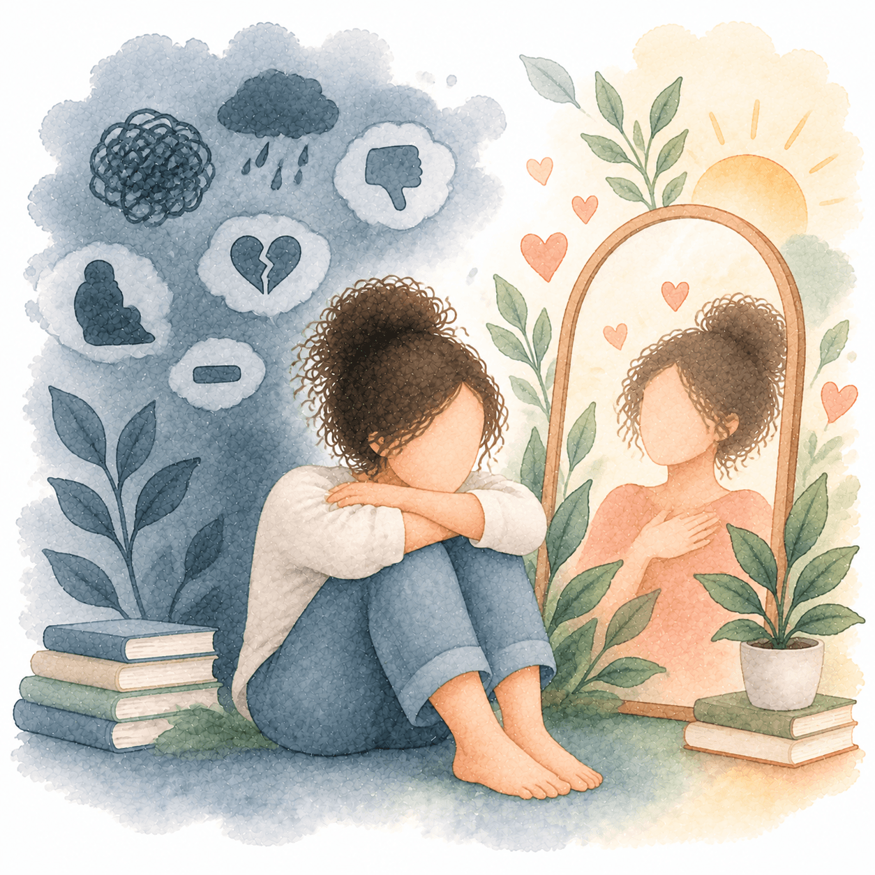 Low Self-Esteem resource illustration