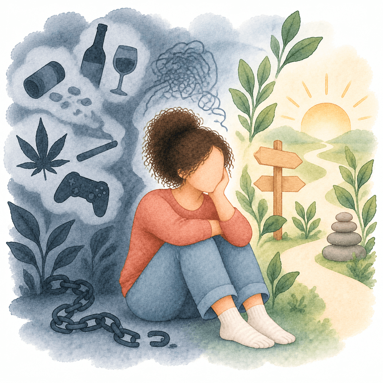 Substance Use resource illustration